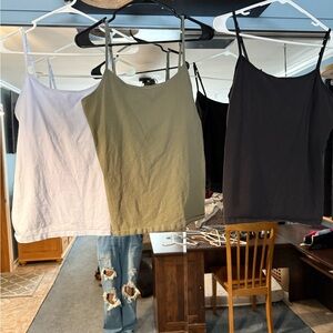 Stylish Women's Camisole Top - Light blue, Olive, Black